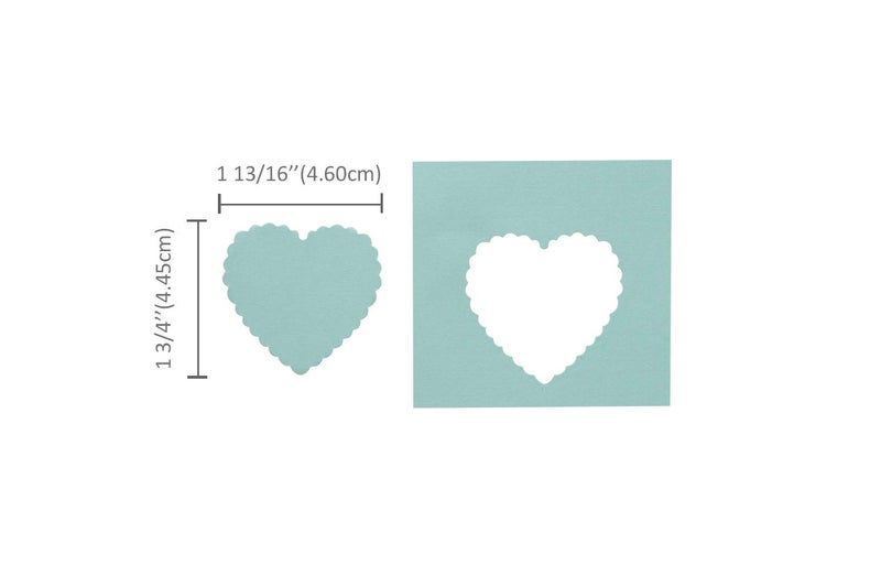 BiraBira Bira Craft 2 inch Scalloped Heart Lever Action Craft Punch, Valentine?s Day Punch, for Paper Crafting Scrapbooking - Image 2